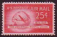 U.S. #C44 25c Universal Postal Union MNH