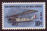 U.S. #C74 10c 50th Anniversary of Airmail MNH