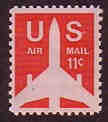 U.S. #C78 11c Silhouette of Jet Airliner MNH