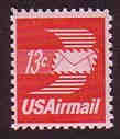 U.S. #C79 13c Winged Airmail Envelope MNH