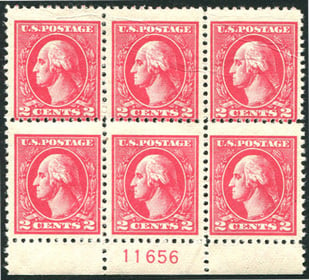 U.S. #528A Plate Block MNH w/Certificate