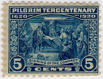 U.S. #550 Pilgrim Tercentenary MNH