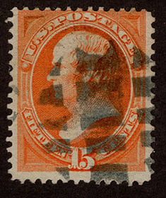 U.S. #163 15c Webster, Fine