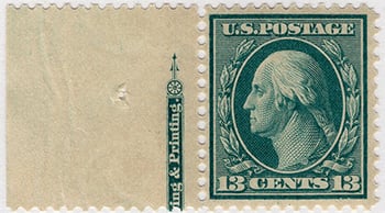 U.S. #339 13c Washington MNH