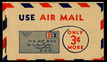 Booklet of Airmail Etiquettes
