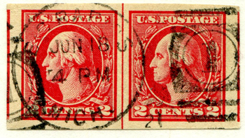 U.S. #533 Line Pair Used