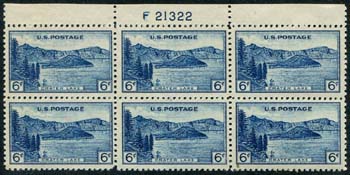 U.S. #745 Plate Block mint