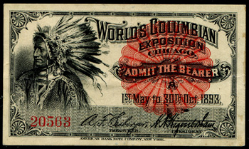 Columbian Expo Ticket Mint