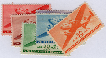 U.S. #C25-31 Transports mint