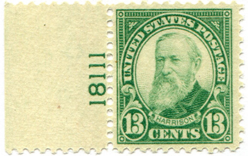 U.S. #622 MNH Plate Number Single