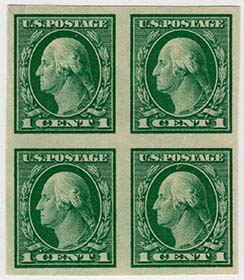 U.S. #481 Mint Block