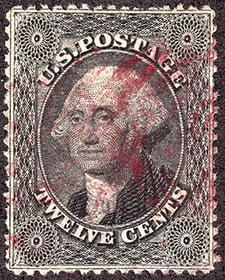 U.S. #36 12c Washington of 1857