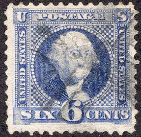 U.S. #115 6c Washington issue of 1869