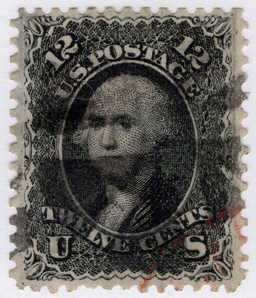 U.S. #69 12c Washington of 1861