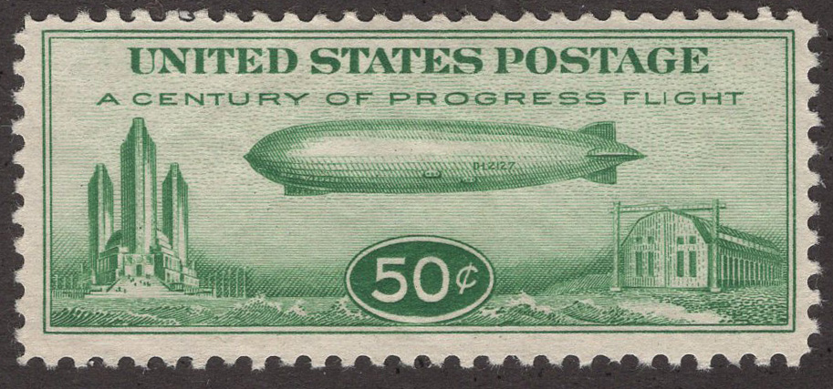 U.S. #C18 50c 'Baby Zeppelin'- mint