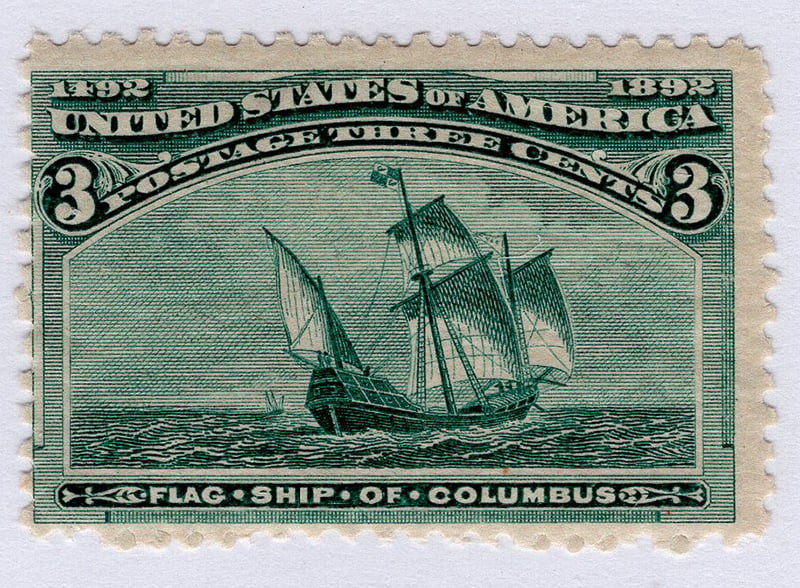 U.S. #232 Flagship of Columbus 3c MNH