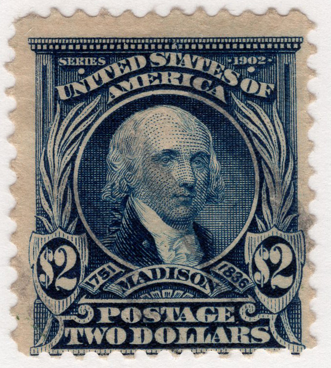 U.S. #312 Used, $2 Madison