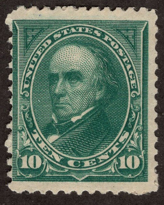 U.S. #258 10c Webster - Mint