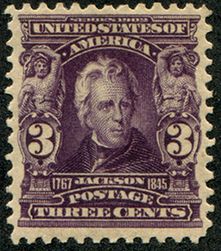 U.S. #302 Jackson Mint