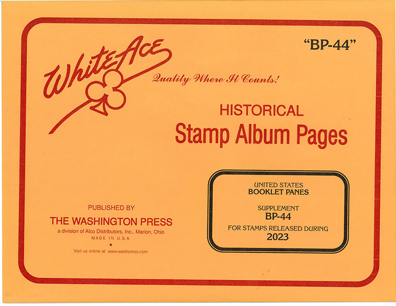 White Ace U.S. Booklet Panes 2023