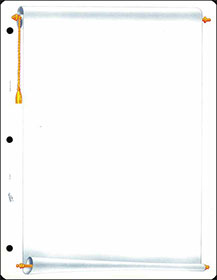 White Ace U.S. Blank pages style S-205
