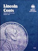 Whitman Coin Folder Lincoln Cents 1909-1940